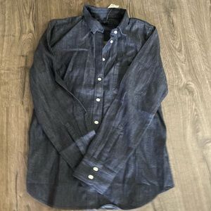 NWT JCrew buttons chambray blouse